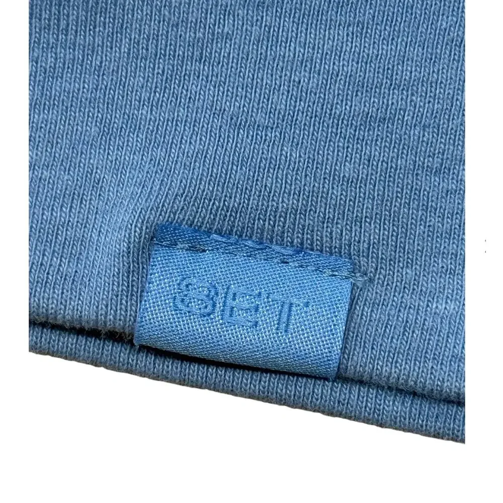 SET ACTIVE Lightweight Sweats Full Zip Up Classic Hoodie Jacket Blue Small